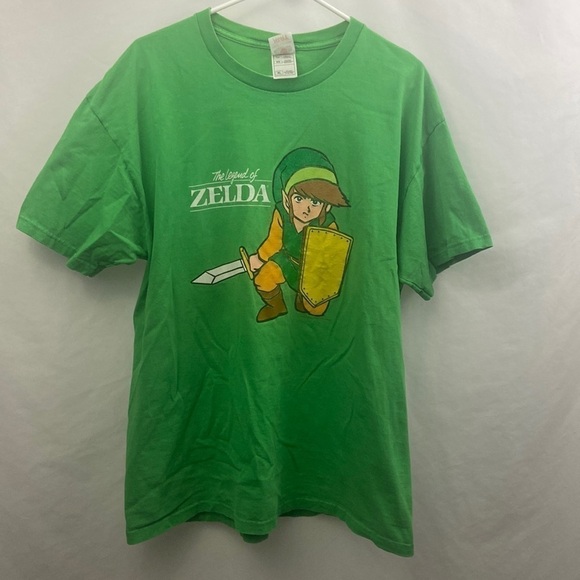 The Legend Of Zelda 2003 Nintendo Mens Green Size XL T Shirt - Picture 1 of 7